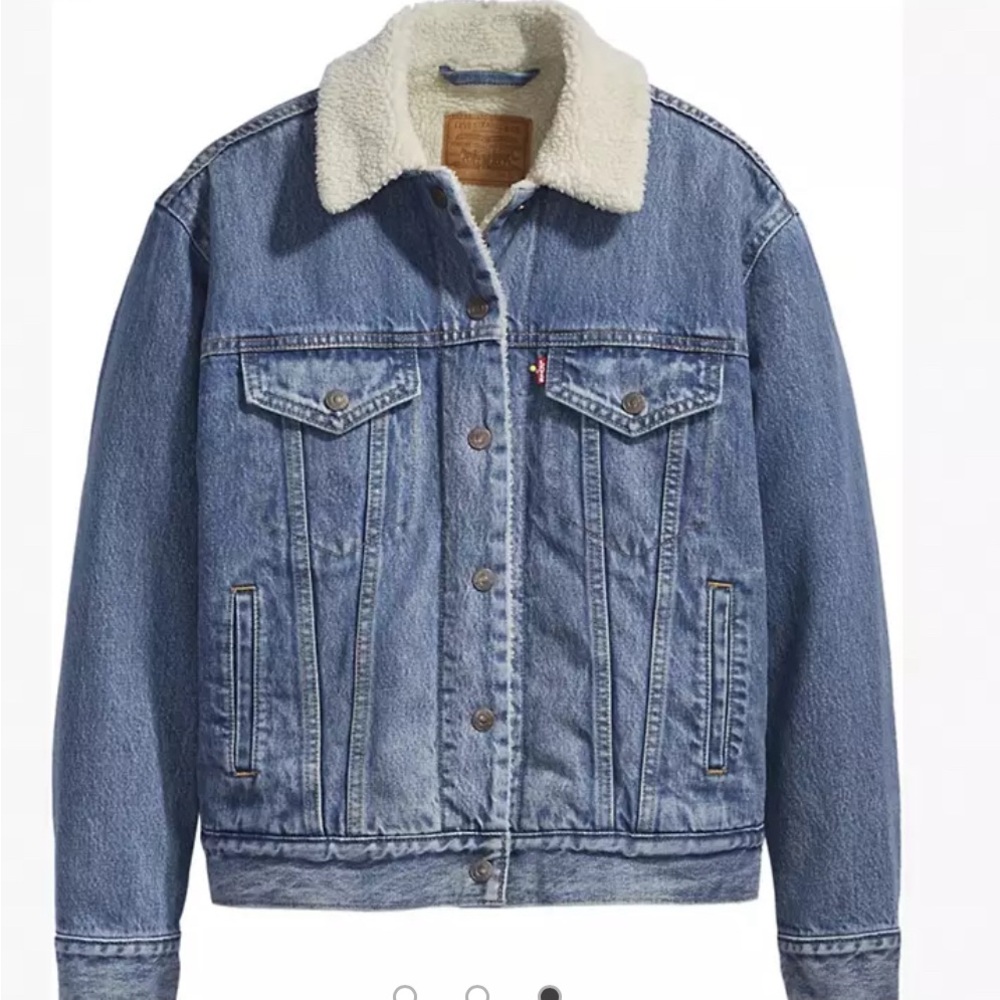 Levi’s Sherpa Lined Ex-Boyfriend Trucker Jacket